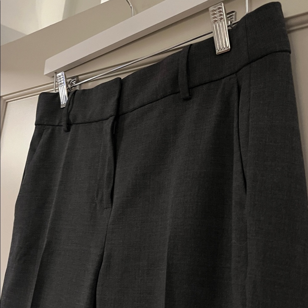J.Crew | Cameron slim crop pant in Italian stretch wool | Heather Coal | Size 4 - Picture 5 of 13